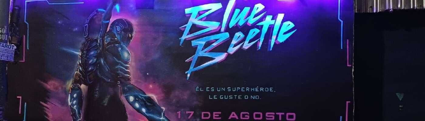 mural de blue beetle