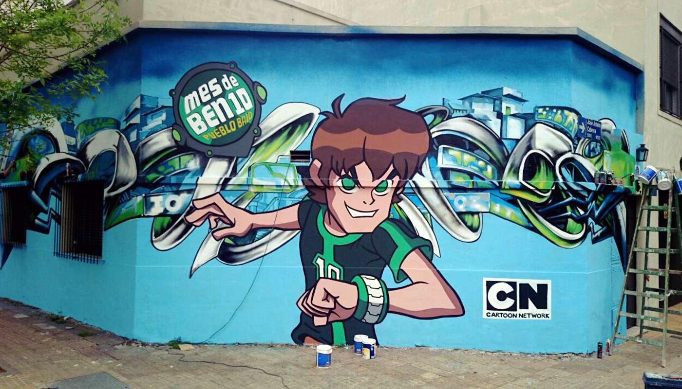 proceso de creación del mural
