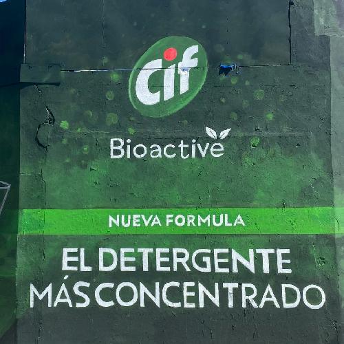 Mural publicitario para CIF