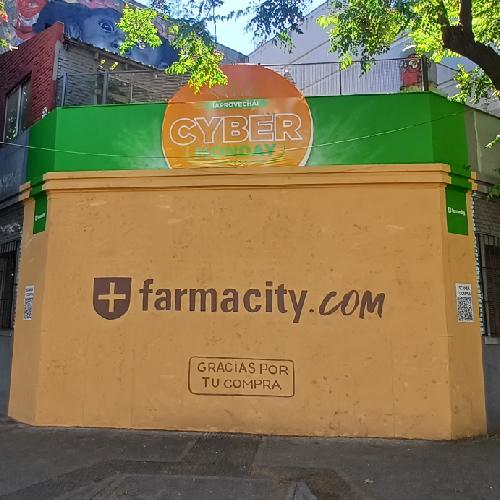 Mural Publicitario para Farmacity