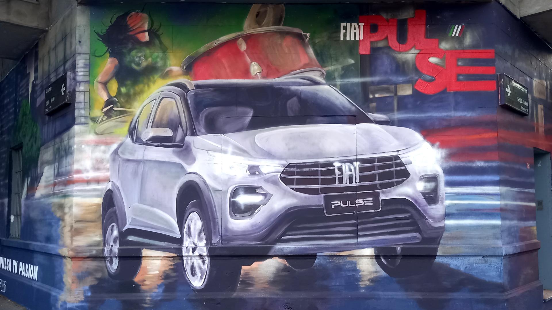 mural de Fiat Pulse