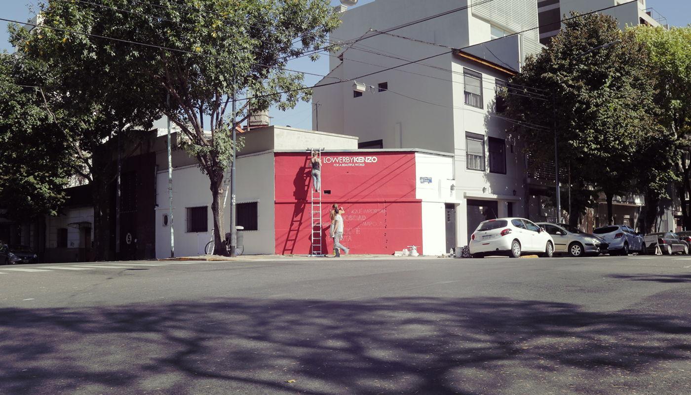 proceso de creación del mural