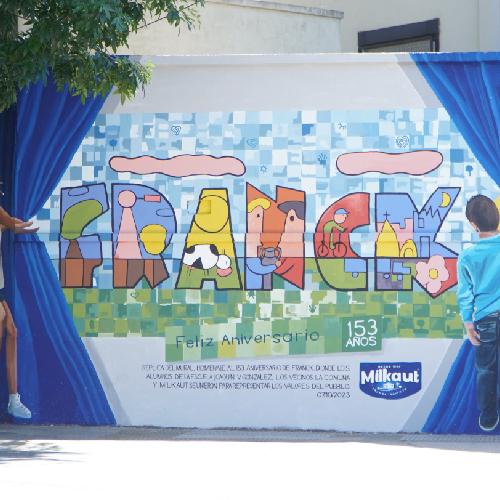 Mural publicitario para Milkaut