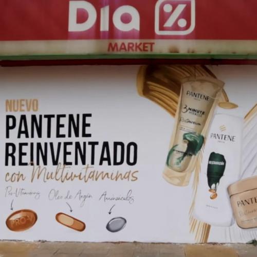 Mural publicitario: Pantene - Reinventado