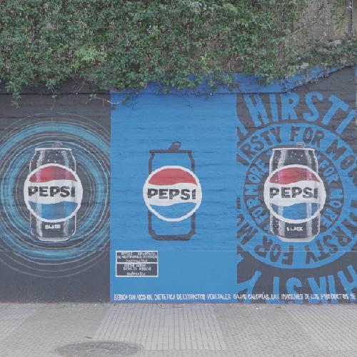 Mural Publicitario para Pepsi