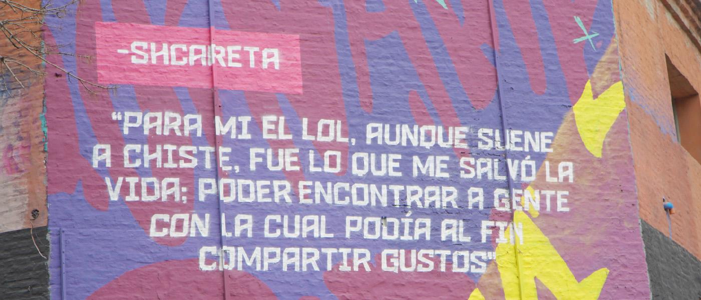 proceso de creación del mural