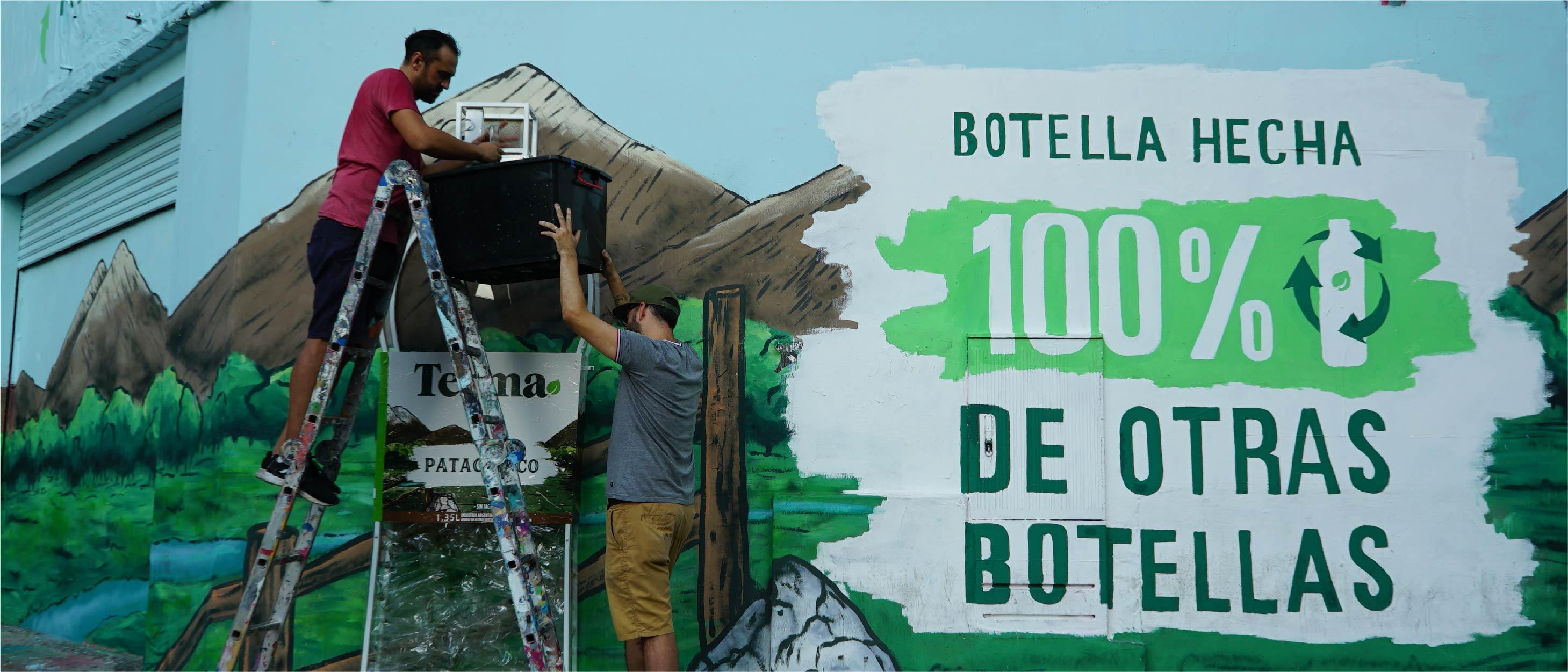 proceso de creación del mural