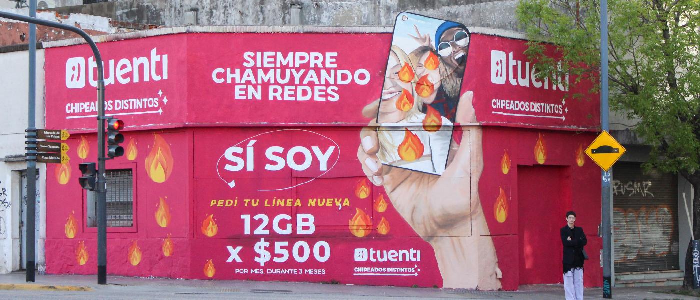 Mural publicitario